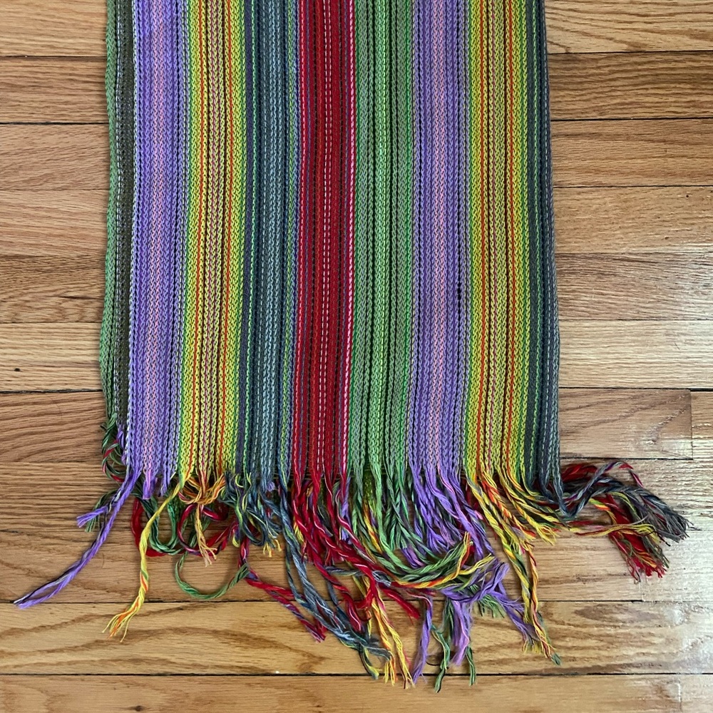 Large Mexican wool scarf